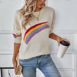 Eliza™ | Casual and Comfortable Rainbow Sweater