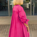 Tina™ | Flared Cotton Shirt Jacket