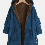 Amona™ | Hooded Plush Coat