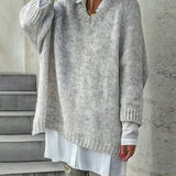 Oliver™ | Chunky knit V-neck sweater