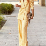 Alexandra™ | Chic Plaid Set - Casual Elegance
