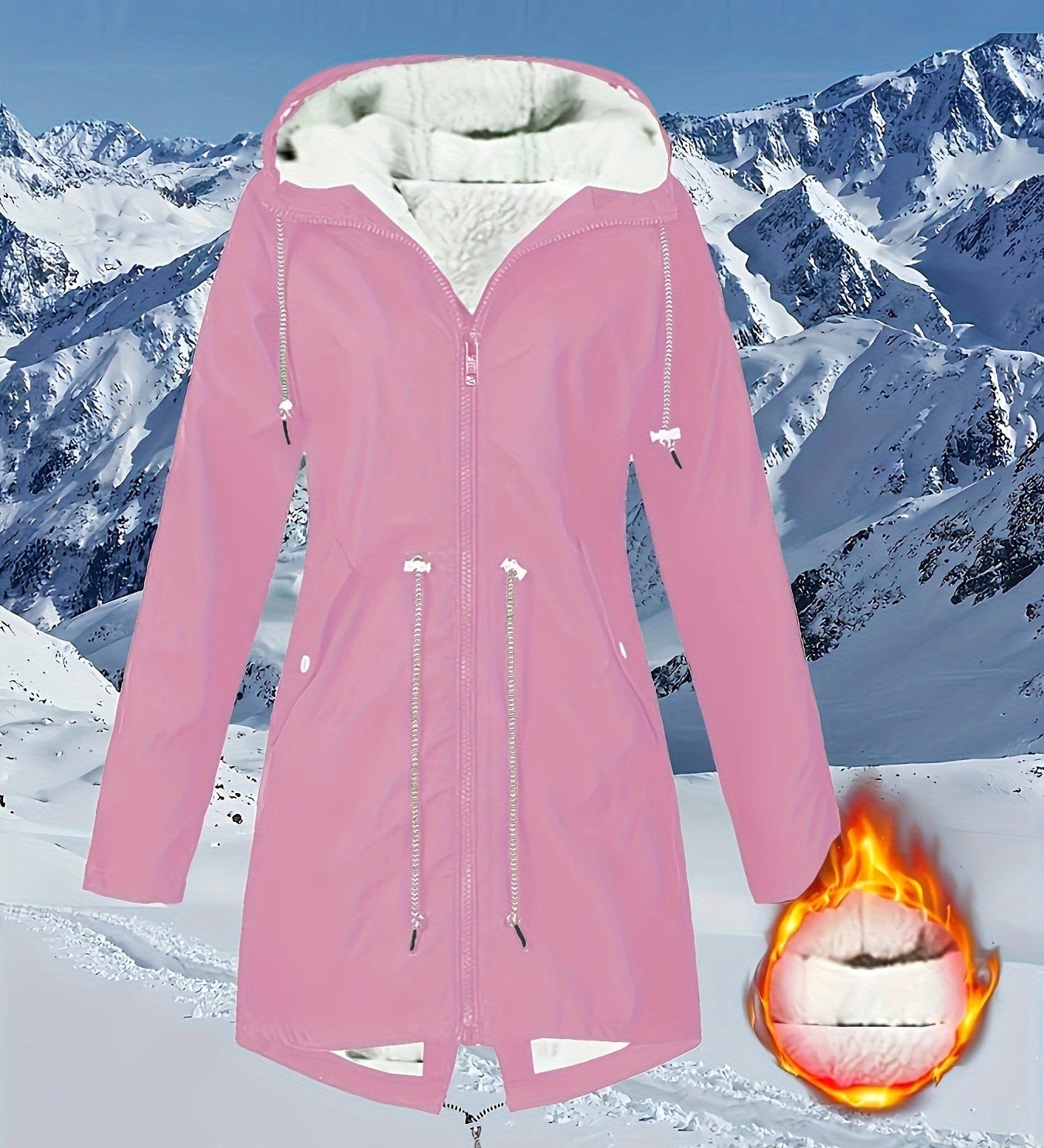 Teresa™ | Warm Fleece-Lined Waterproof Hooded Parka Coat