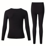 Celestine™ | Crew-Neck Top and Leggings Set