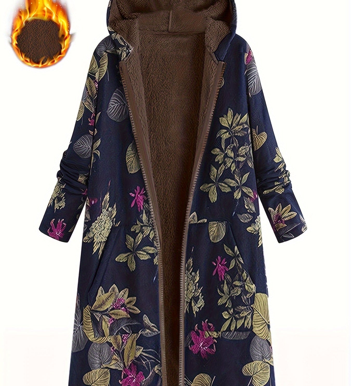 Flora™ | Long Floral Coat