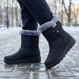 Lysandra™ | Quilted Faux-Fur Lined Winter Boots