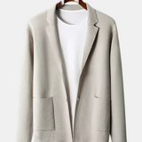 Cashmere Coat Featuring Bacchus-Inspired Buttons
