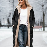 Helena™ | Hooded sherpa-lined puffer coat