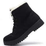 Marietta™ | Lace-Up Fleece-Lined Winter Ankle Boots