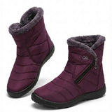 Lucero™ | Quilted Fleece-Lined Zip Winter Boots