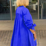 Tina™ | Flared Cotton Shirt Jacket