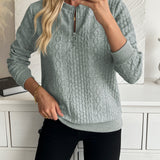 Naya™ | Chic Half-Zip Sweatshirt