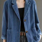 Clarabelle™ | Elegant Corduroy Blazer