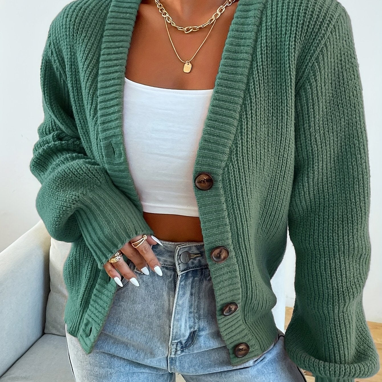 Oriana™ | Elegant Viscose Cardigan
