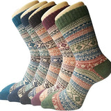 Thermal Fashion Wool Socks (5-Pack)
