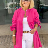 Tina™ | Flared Cotton Shirt Jacket
