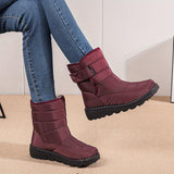 Marcelle™ | Quilted Fleece-Lined Strap Winter Boots