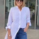 Tina™ | Flared Cotton Shirt Jacket
