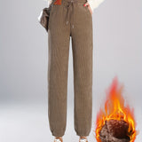 Catriona™ | Fleece-Lined Corduroy Relaxed Jogger Pants