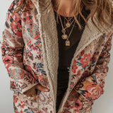 Jira™ | Double-Layered Paisley Pattern Jacket
