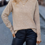 Yolanda™ | Warm Elegant Ribbed Turtleneck Sweater
