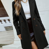 Zoe™ | Flattering & Polished Tailored Double-Breasted Coat