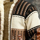 Vintage-Inspired Jacket with Cozy Fleece Lining