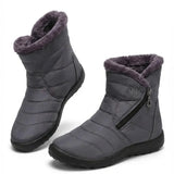 Lucero™ | Quilted Fleece-Lined Zip Winter Boots