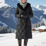 Tali v2™ | Faux-Fur Collar Quilted Wrap Puffer Coat