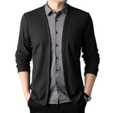 2-in-1 Shirt and Knit Jacket Combo
