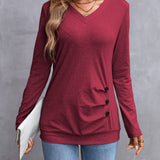 Louisa™ | Elegant Long Sleeve T-shirt