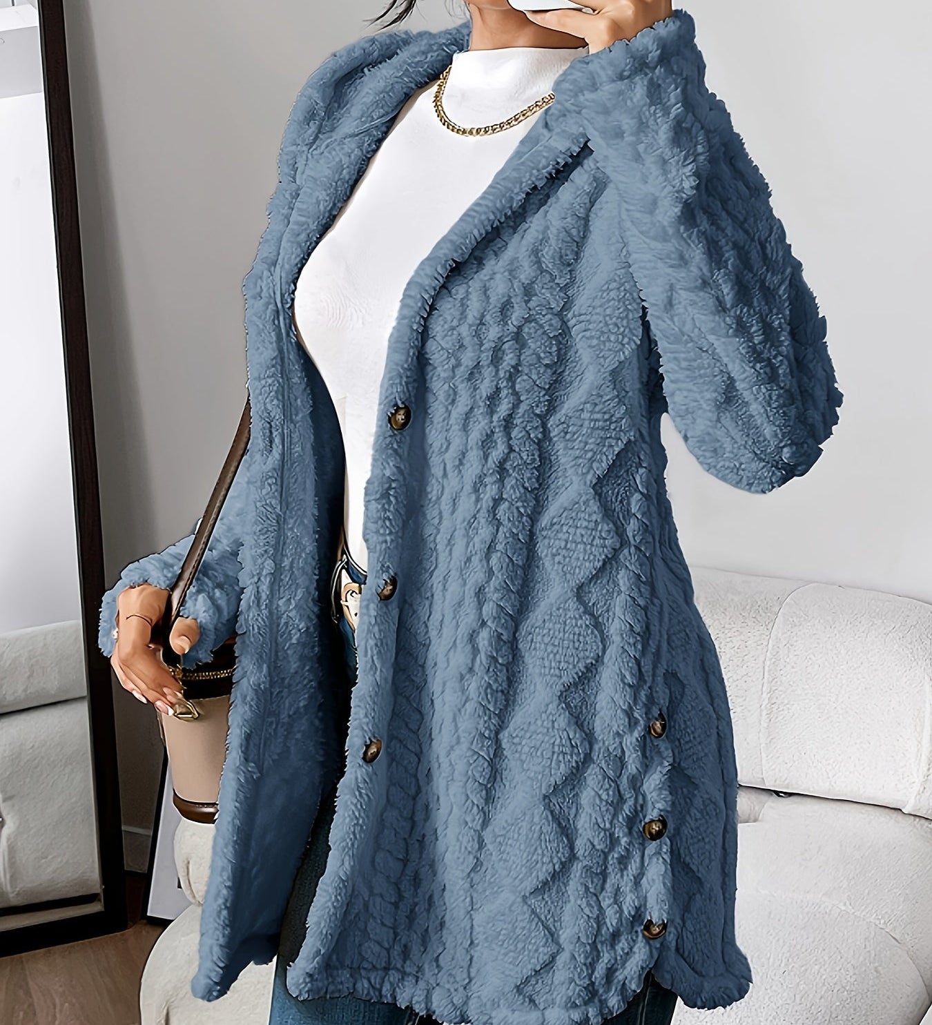 Mel™ | Cozy Hooded Cardigan