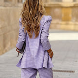 Alexandra™ | Chic Plaid Set - Casual Elegance
