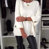 Nessa™ | Button-Up Chic Sweater