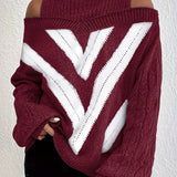Noa™ | Elegant Off-Shoulder Sweater