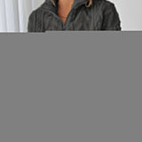 Charline™ | Textured Sherpa Half-Zip Pullover