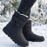 Marcelle™ | Quilted Fleece-Lined Strap Winter Boots