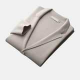 Cashmere Coat Featuring Bacchus-Inspired Buttons