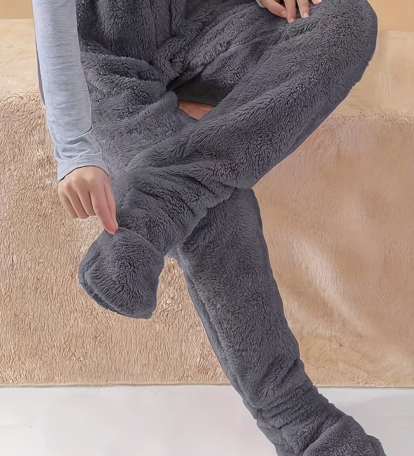 Brielle™ | Fuzzy Footed Lounge Pajama Pants