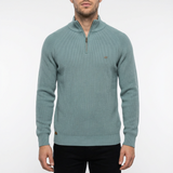 Aiden | Men's Ribbed Knit Zip-Up Sweater