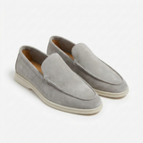 Alejandro Men's Casual Moccasins with Contrast Sole and Visible Stitching