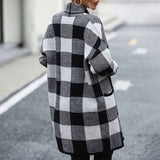Mae™ | Casual Plaid Cardigan
