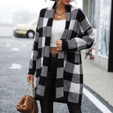 Mae™ | Casual Plaid Cardigan