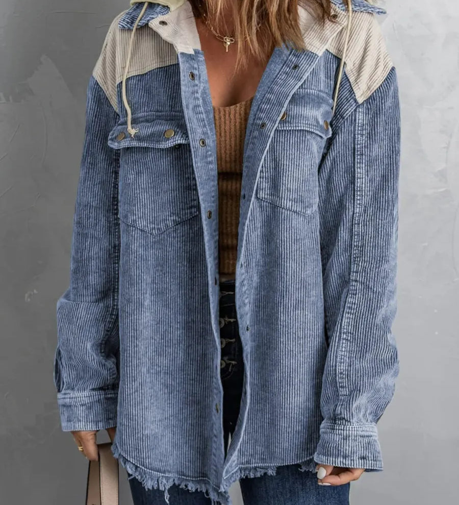 Pomi™ | Tri-Color Corduroy Jacket