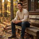 Braulio | Men's Long Sleeve Casual Henley Shirt