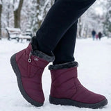 Cendy™ | Quilted Fleece-Lined Zip Ankle Boots