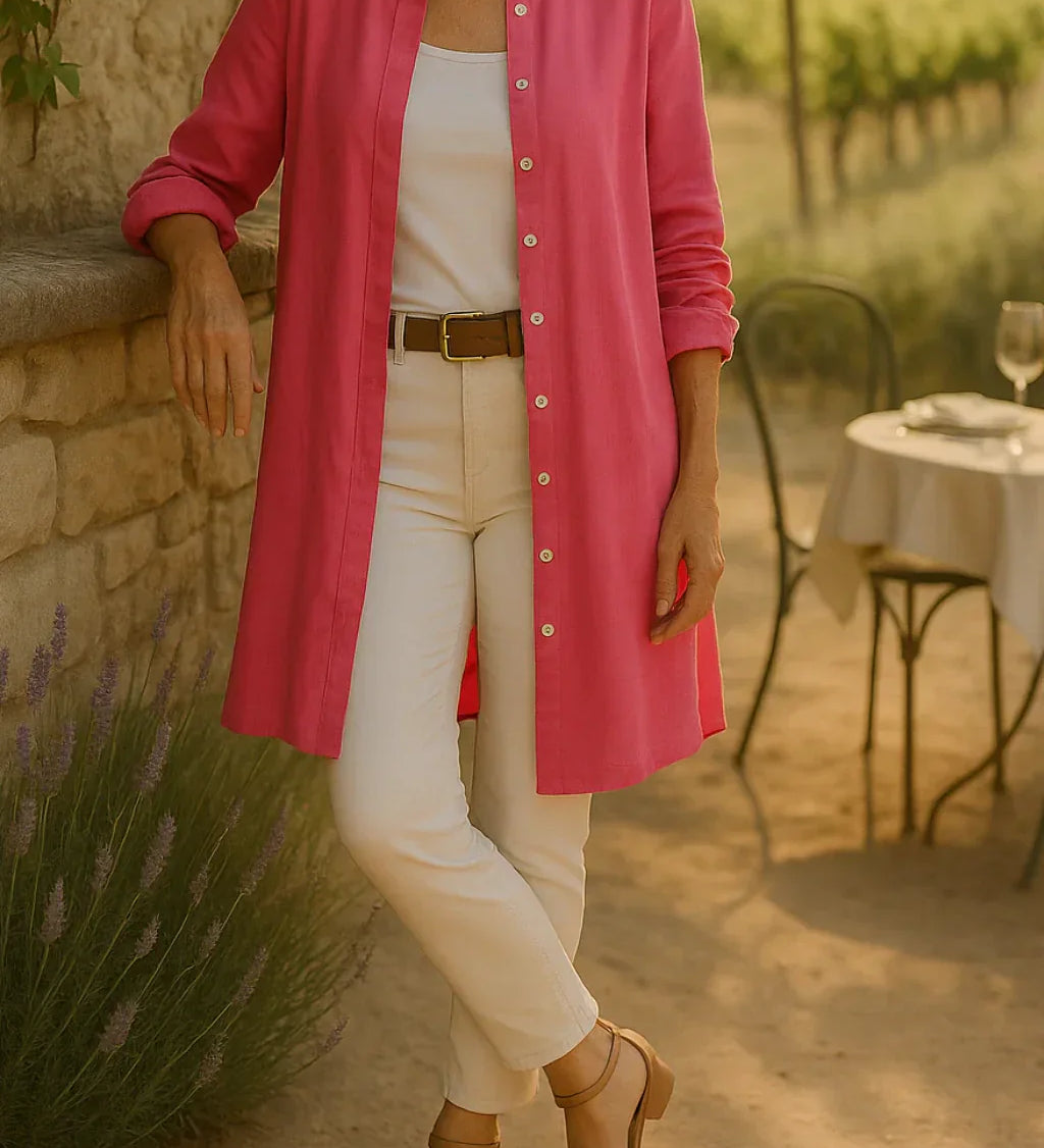 Camilya™ | Flared Cotton Shirt