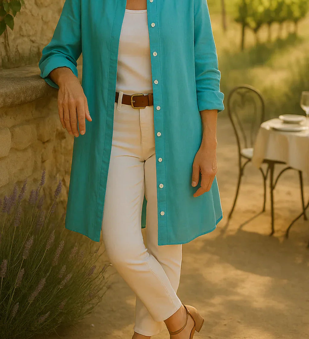 Camilya™ | Flared Cotton Shirt