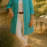 Camilya™ | Flared Cotton Shirt