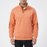 Carlton | Men's Sweater with Buttoned Neck and Extra Button Detail