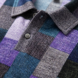 Danny | Short Sleeve Patchwork Design Polo for Men